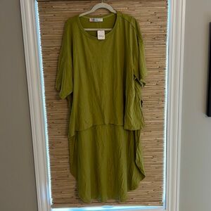Free People Olive Green Swim Coverup